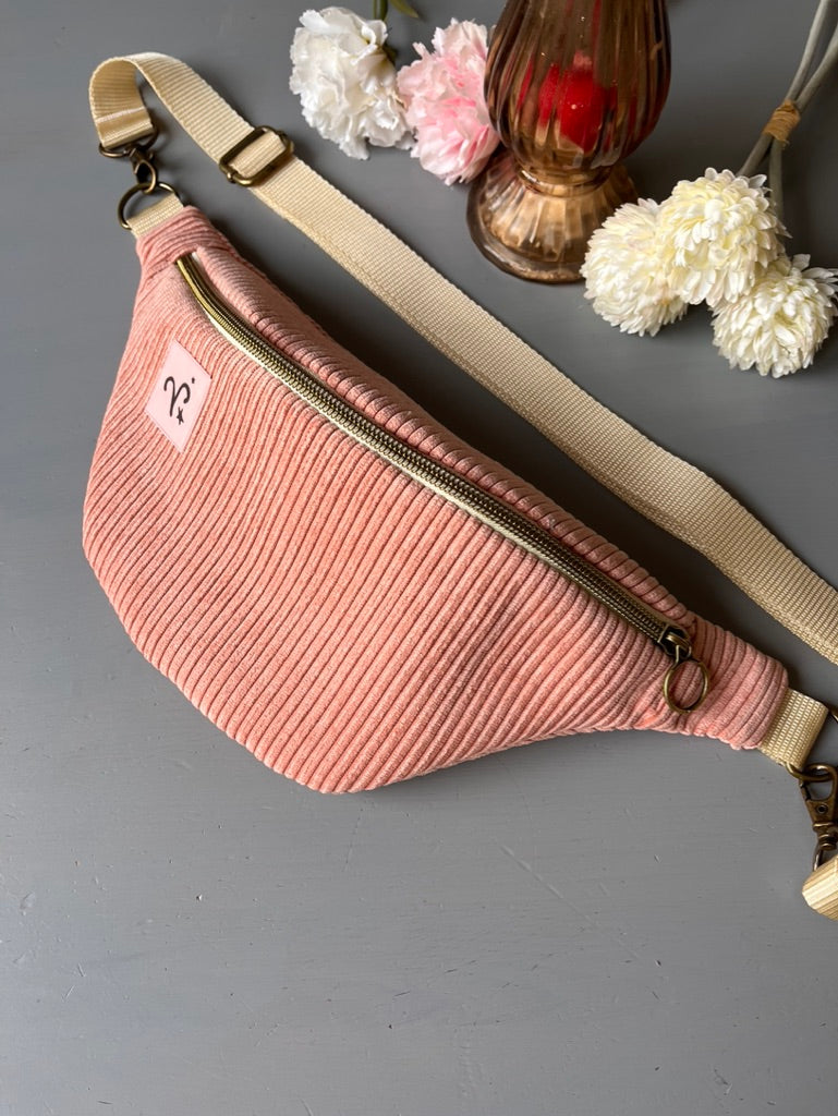 Personalisierte Bauchtasche Sternzeichen - Koralle Cord